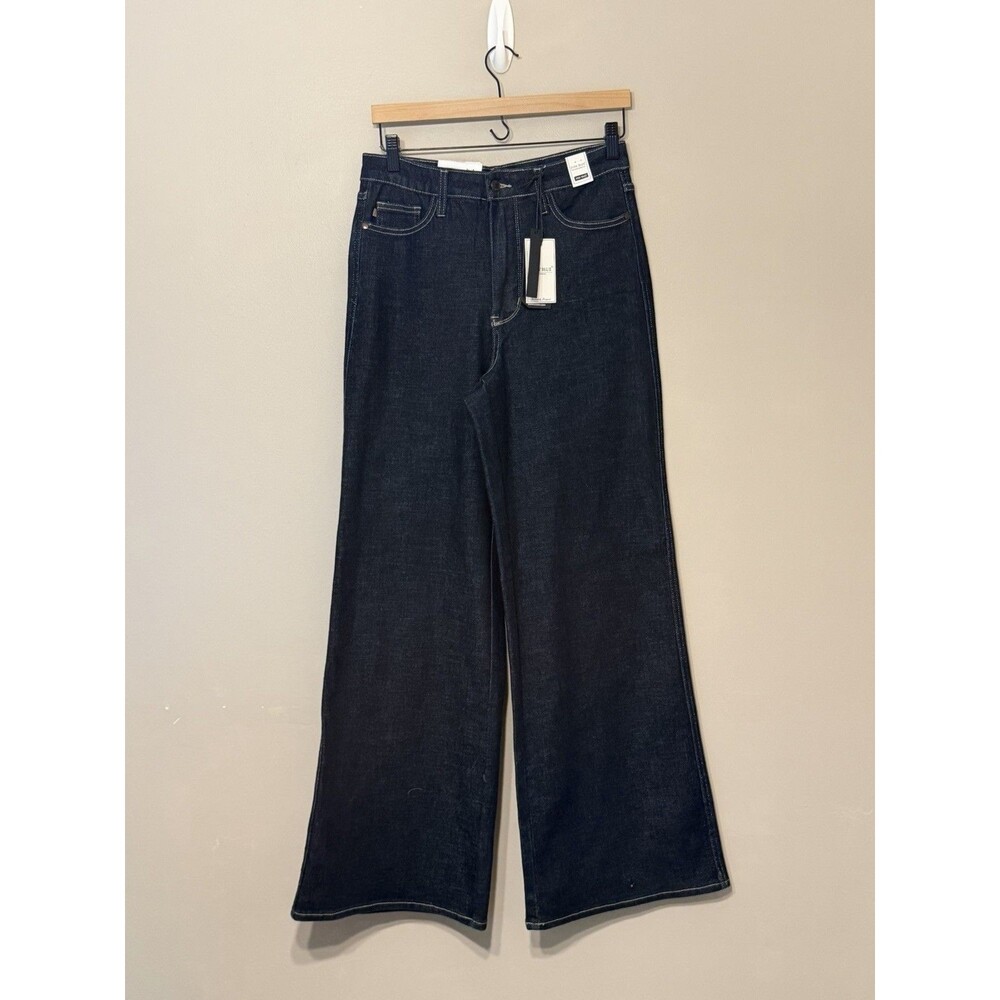 NWT Judy Blue Retro Wide Leg Jeans High Waist Tummy Control Dark Wash Size 11